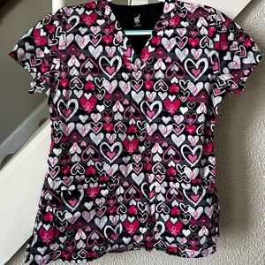 Scrub top - size small